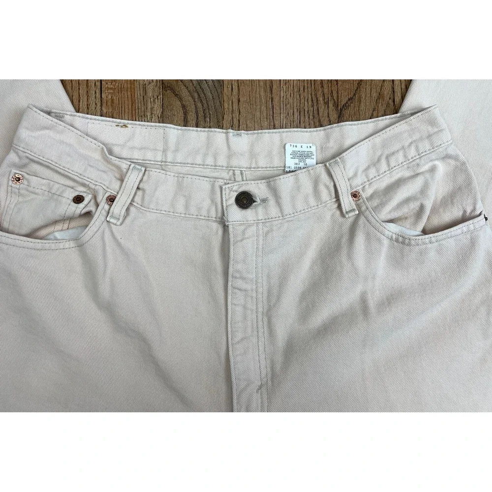 Vintage‎ Levi's 550 Relaxed Fit Tapered Leg Pink Women's Denim Jeans Sz 32x30